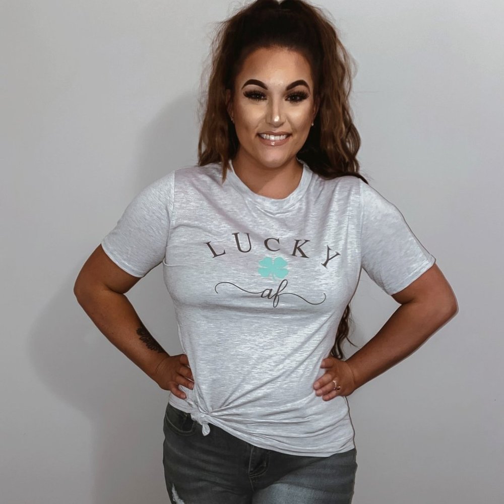 Lucky AF St. Patricks Day Tee